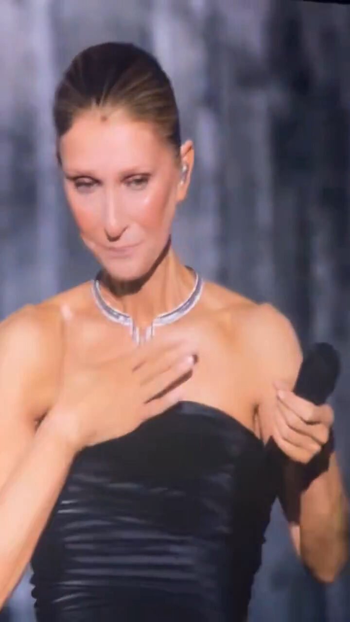 Céline Dion chante à Nanterre et adresse ses premiers mots au public