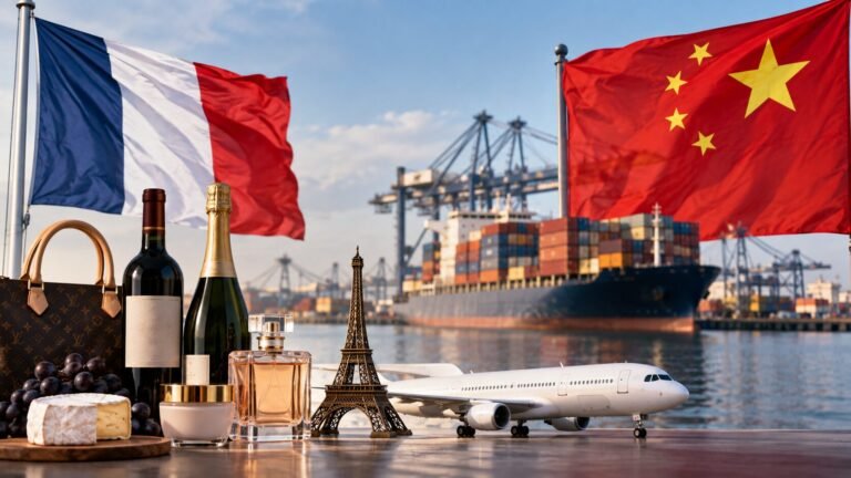 Exportations chine : 24 milliards d’euros de produits français exposés aux tensions solde impôt 25 septembre