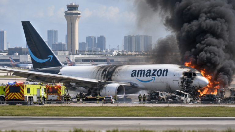Miami : cinq morts après la sortie de piste d’un avion-cargo d’amazon adolescente mort celebration Coupe du monde Nord