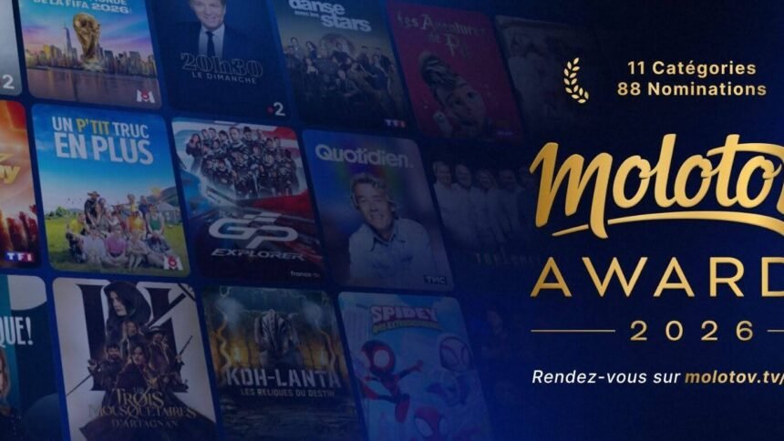 Molotov TV Awards 2026 : 88 nommés s’affrontent, comment voter jusqu’au 1er octobre