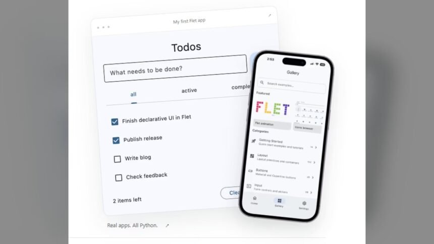 Flet 1.0 : le framework pour coder des applis web et mobiles en Python devient stable