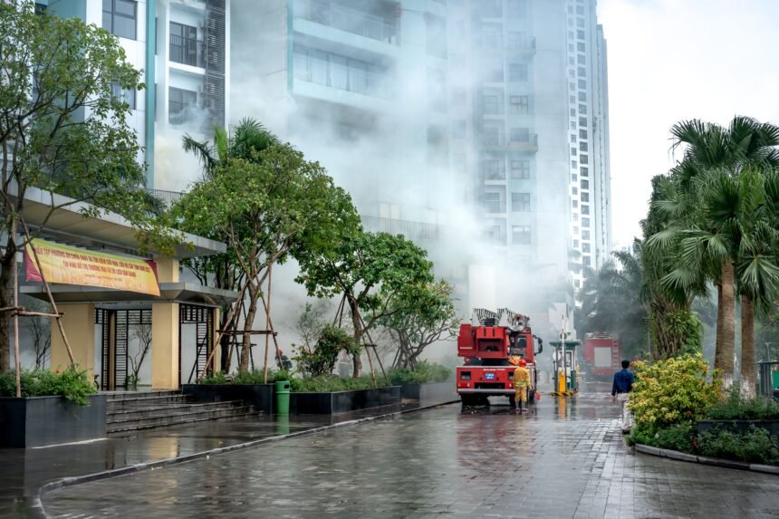 Sarreguemines : 54 habitants évacués après un feu de garage au quartier beausoleil Sarreguemines : 54 habitants évacués après un feu de garage au quartier Beausoleil