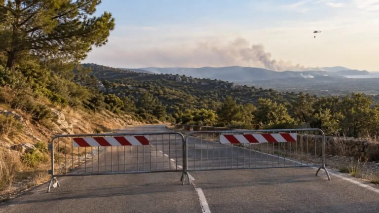 Rd618 fermée : 50 pompiers combattent un incendie à palau-del-vidre mort, virgil, abloh, célébrités, lui