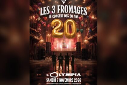 Les 3 Fromages à l'Olympia le 7 novembre pour leurs 20 ans, avec Magoyond