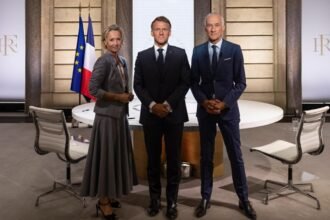 Audience : l'interview de Macron a capté 47,6 % du public sur TF1 et France 2