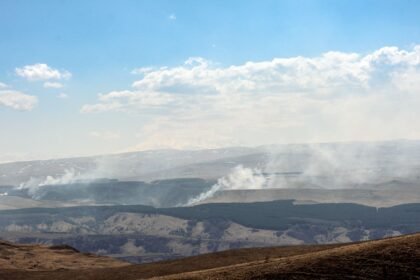 Incendie à Salles-d'Aude : 15 hectares brûlés, l'A9 coupée entre Béziers et Narbonne