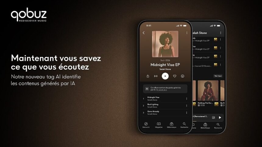 Qobuz ia : un tag signale les musiques générées Qobuz IA : un tag signale les musiques générées