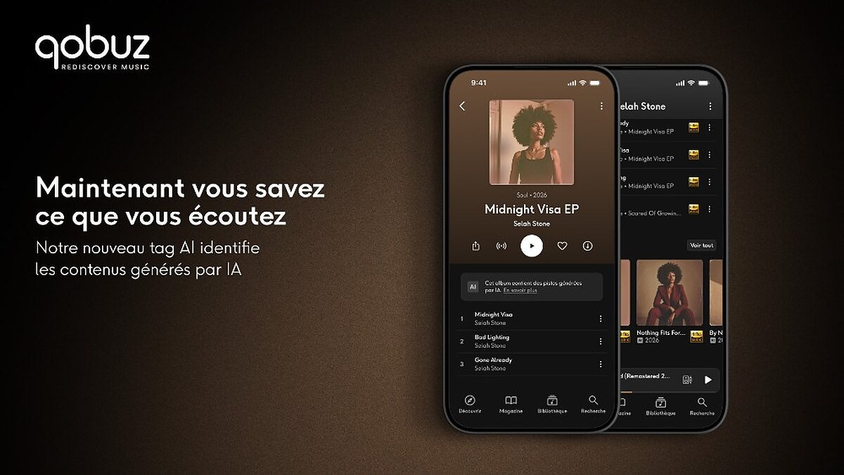 Qobuz IA : un tag signale les musiques générées