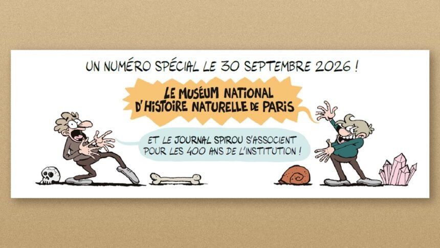 Spirou fête les 400 ans du Muséum avec un numéro spécial signé Fabcaro et Libon