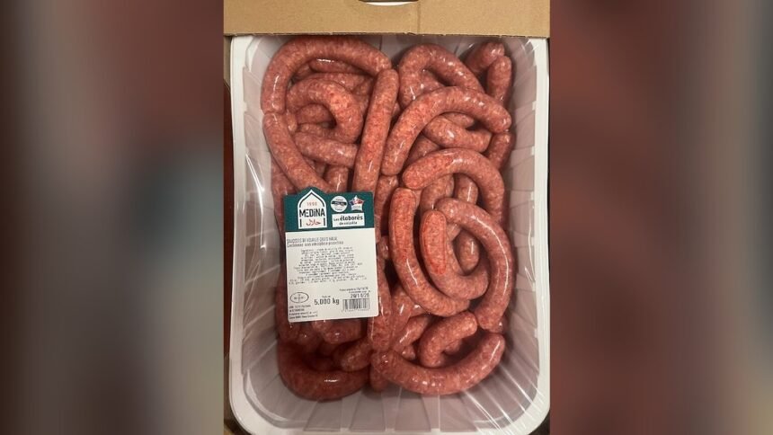 Rappel conso : saucisses de volaille halal Medina, présence de salmonelle