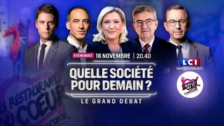 Débat lci : cinq candidats chez les restos du cœur lundi 16 novembre Débat LCI : cinq candidats chez les Restos du Cœur lundi 16 novembre