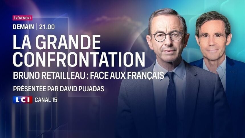 La Grande Confrontation : Bruno Retailleau face à David Guiraud jeudi sur LCI