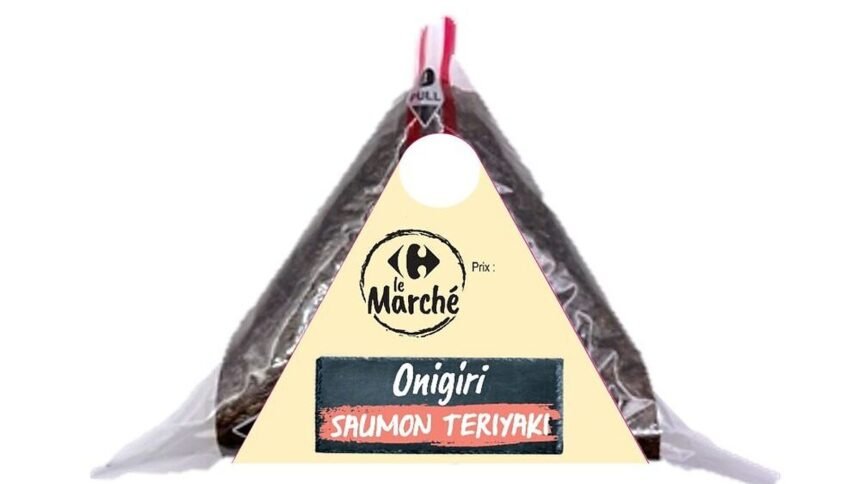 Rappel conso : onigiri saumon teriyaki carrefour le marché, allergènes non déclarés Rappel conso : onigiri saumon teriyaki Carrefour Le Marché, allergènes non déclarés