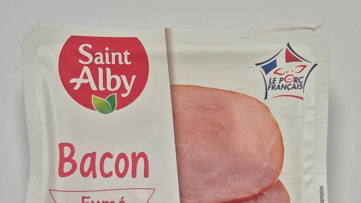 Rappel conso : bacon fumé 12 tranches Saint Alby, présence de salmonelles