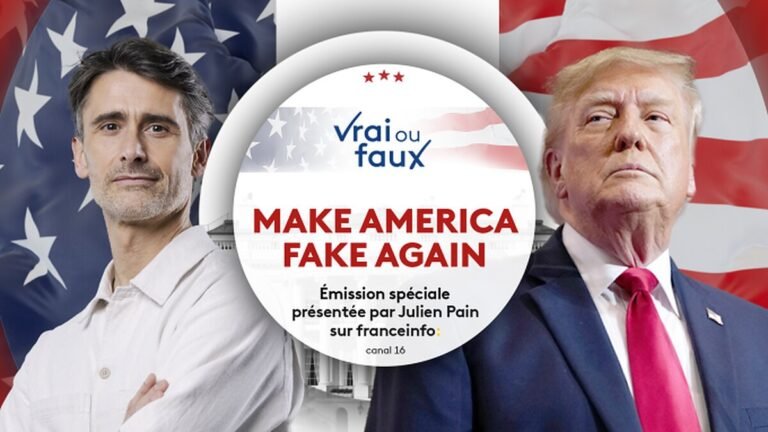 Julien Pain lance « Make America fake again » lundi soir sur franceinfo canal 16