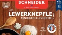 Rappel conso : mini quenelles de foie lewerknepfle maison schneider, dlc erronée Rappel conso : mini quenelles de foie Lewerknepfle Maison Schneider, DLC erronée