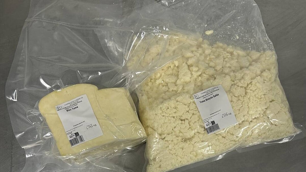 Rappel conso : tome fraîche de cantal Coopérative Laitière de la Planèze, salmonelles