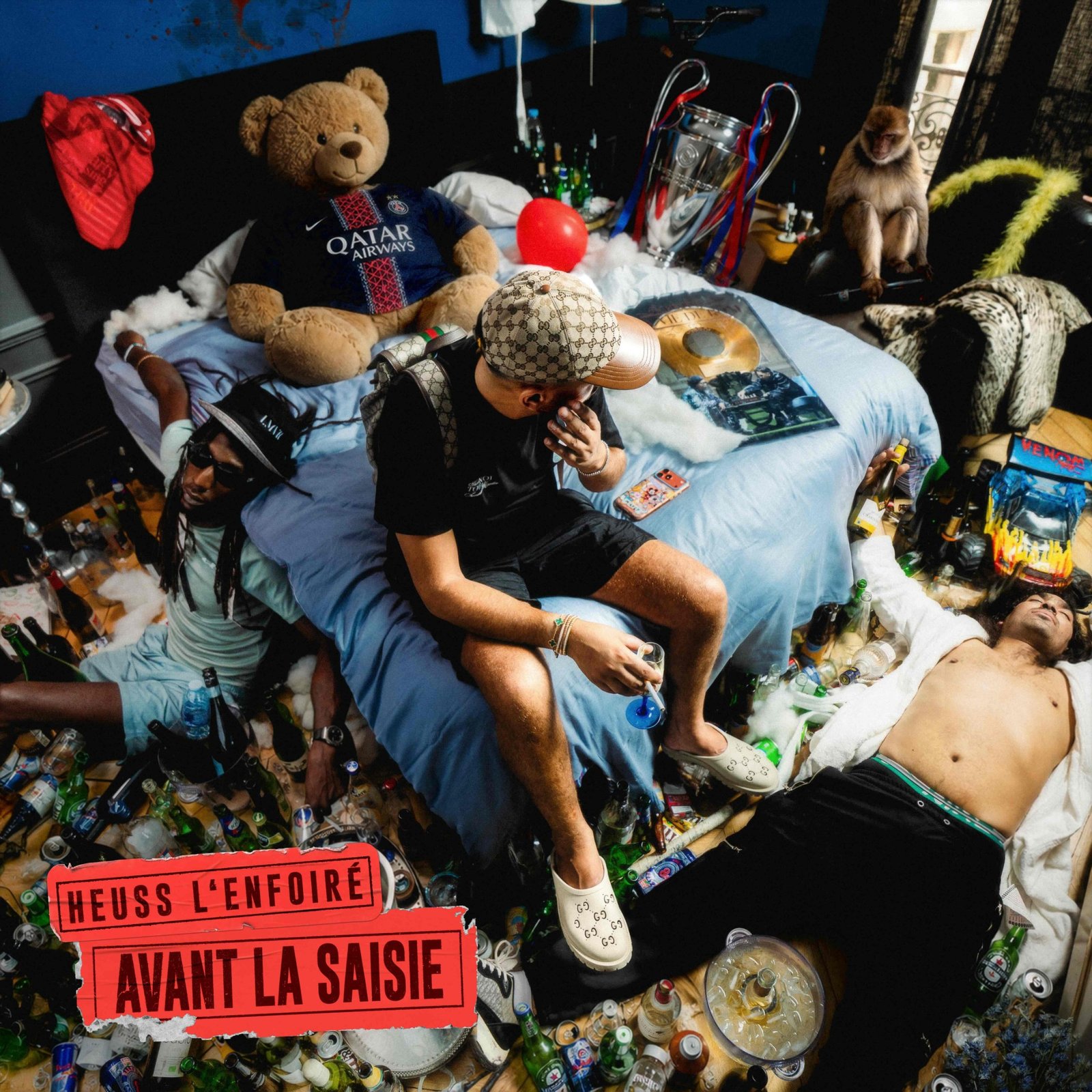 Heuss l’enfoiré sortira « après la saisie » le 16 octobre Pochette de l’album Avant la saisie de Heuss l’Enfoiré