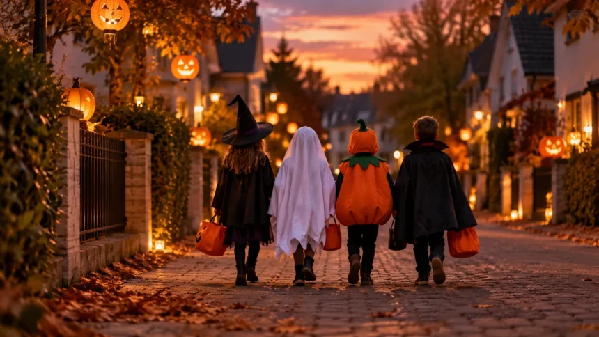 Halloween 2026 à nice : quatre sorties du 28 au 31 octobre pour petits et grands Illustration générée par IA