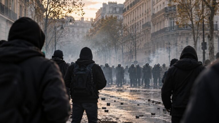 Manifestation à Paris : projectiles au pont de Charenton, 70 000 personnes dans la rue