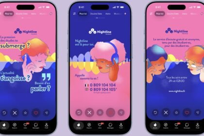Tinder Nightline : des Swipe Cards pour orienter les 18-25 ans vers l'écoute