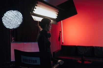 Matériel de tournage de série en studio