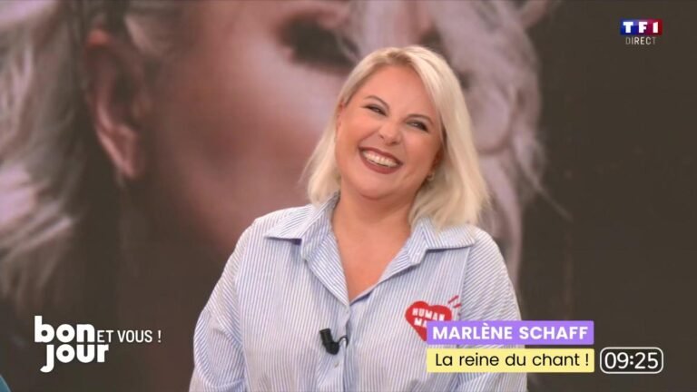 Marlène schaff (star academy) a évité le premier prime, sur scène samedi au gymnase Marlène Schaff (Star Academy) a évité le premier prime, sur scène samedi au Gymnase