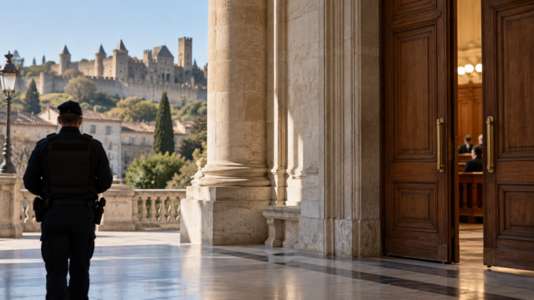 Carcassonne : le policier sera jugé le 6 novembre après la vidéo film, documentaire, évènement, léquipe, france