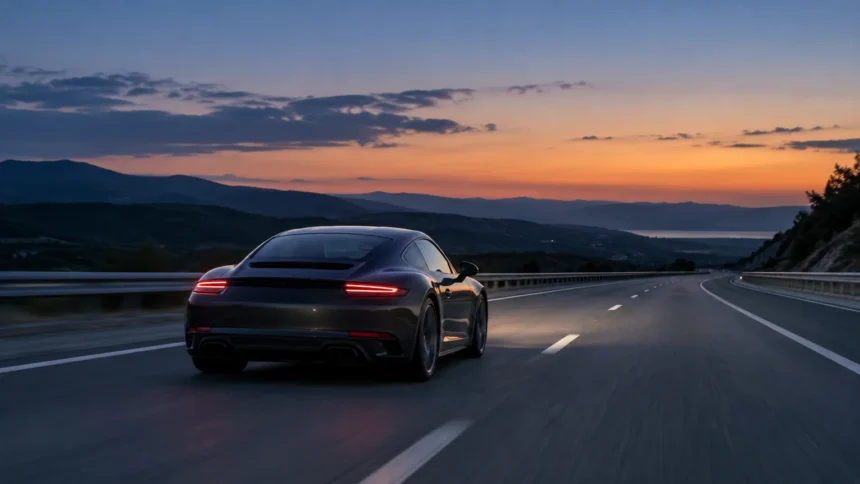 Porsche sur l’a40 : 300 km/h retenus, le record de france reste à établir Porsche sur l’A40 : 300 km/h retenus, le record de France reste à établir